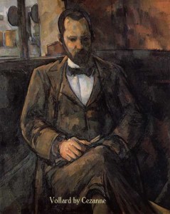 Cezanne's painting of Vollard